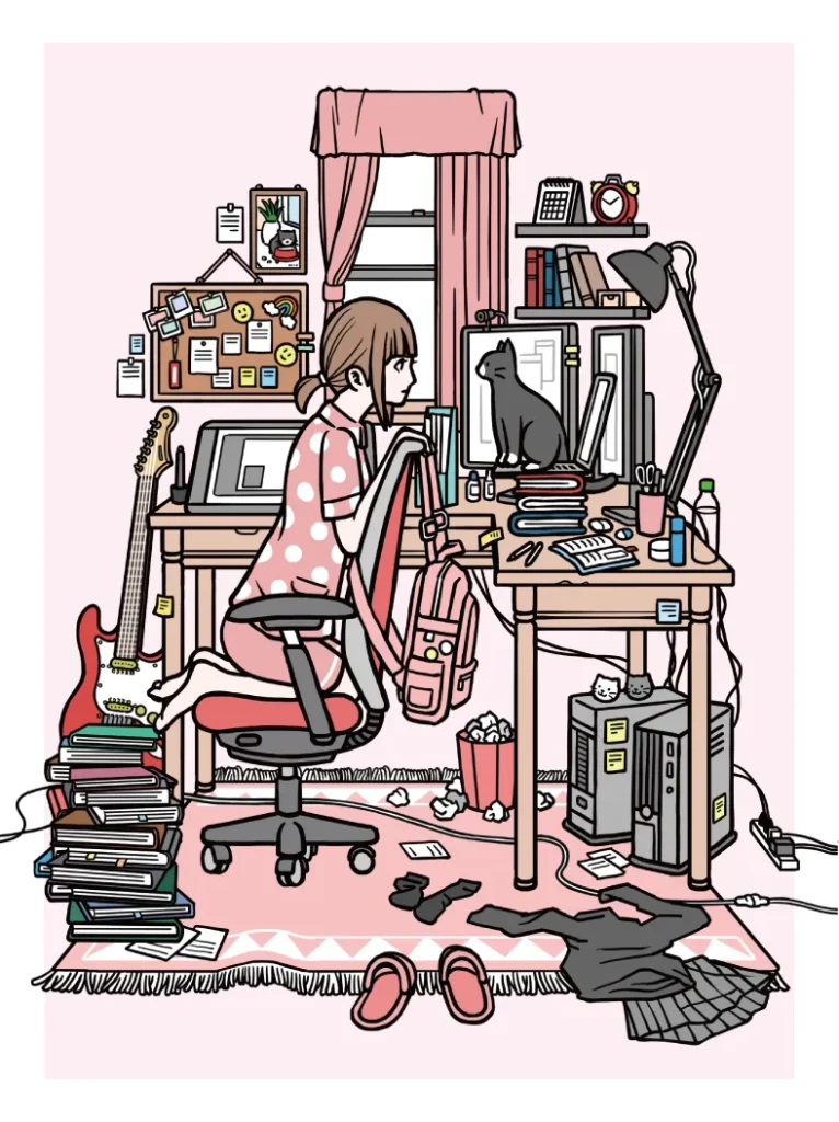 キャラクターと背景01