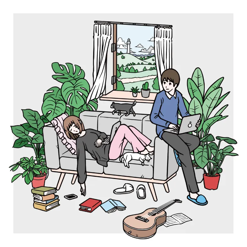 キャラクターと背景02