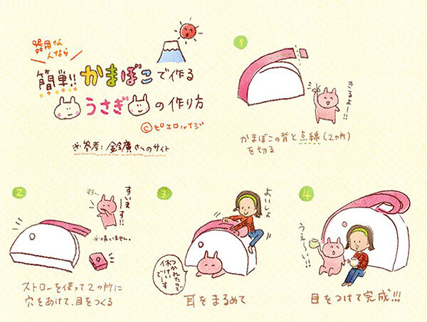 うさぎかまぼこの作り方