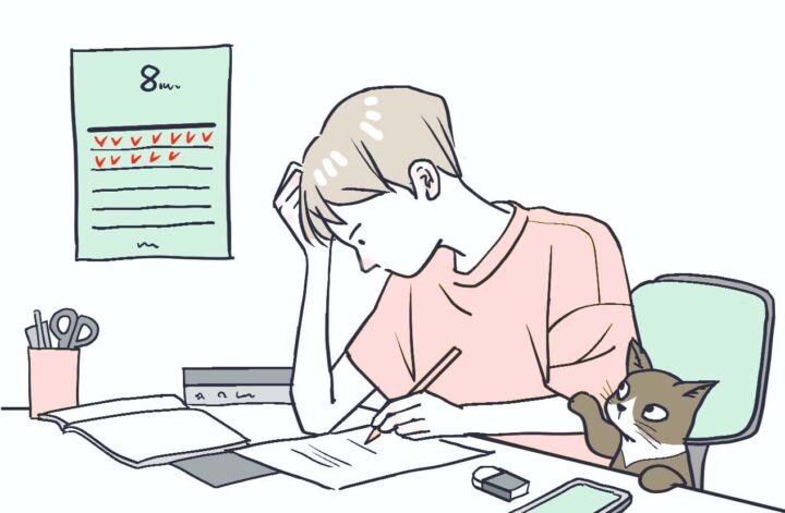 中学生、高校生などの本文挿絵