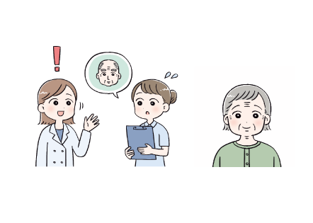 『エキスパートナース』2023年7月号／入退院支援コーナー挿絵