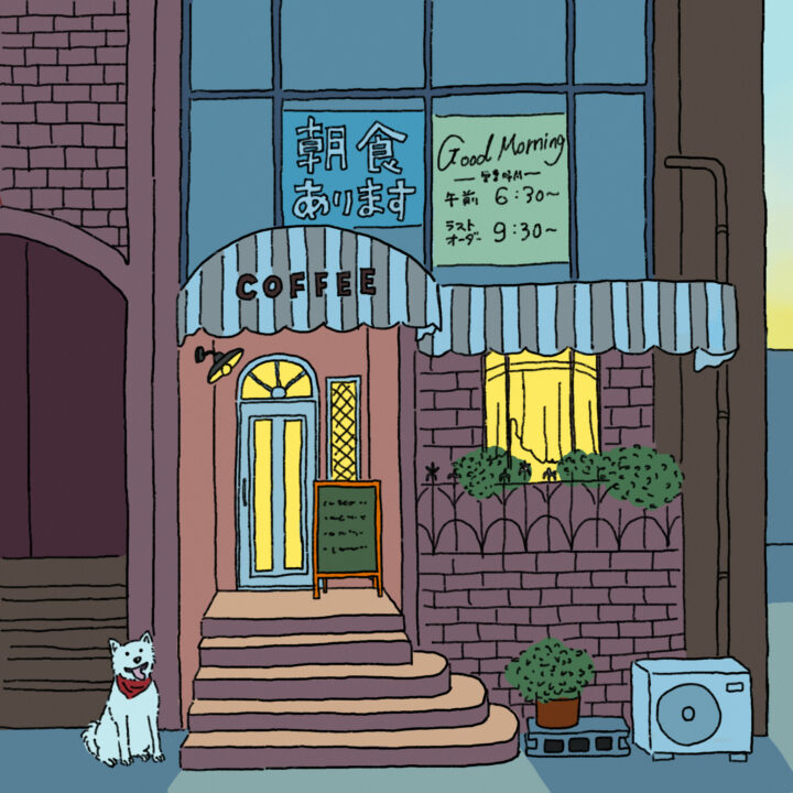 或るホテルの喫茶店