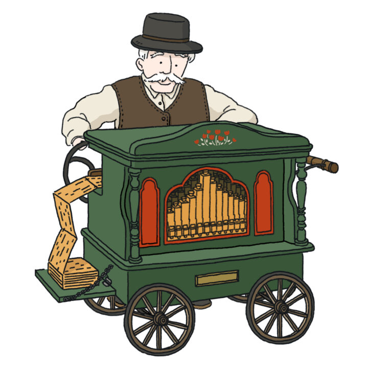 手回しオルガン