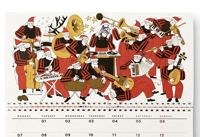 「digmeout 2020」カレンダー12月