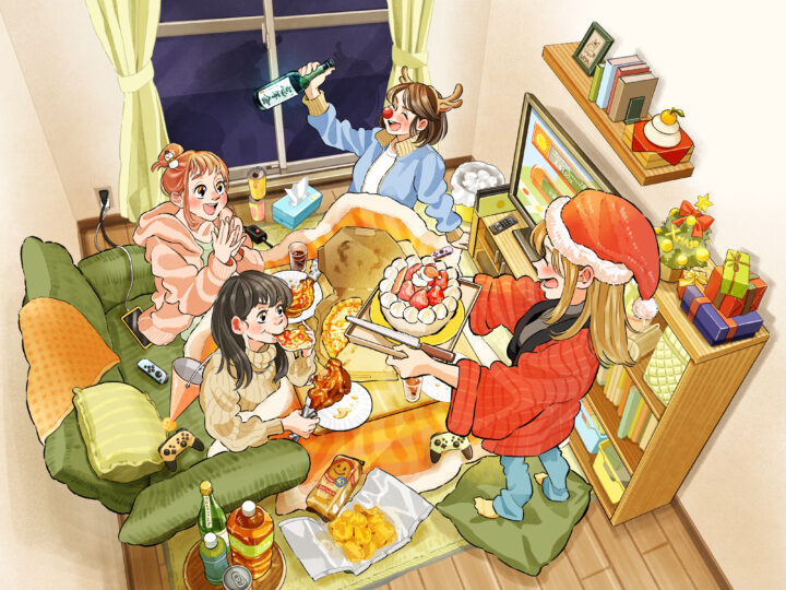 一年を祝う、少し遅めのクリスマス