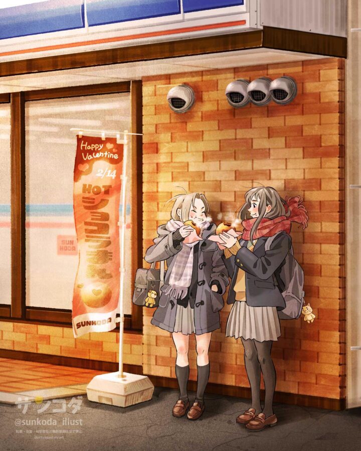 買い食いバレンタイン