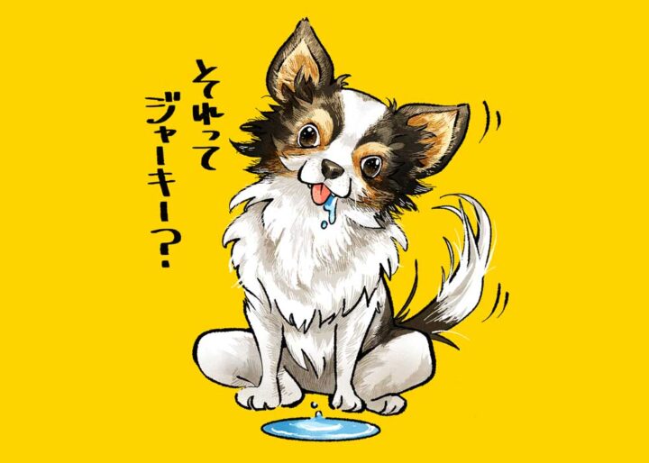 ワンちゃんの似顔絵