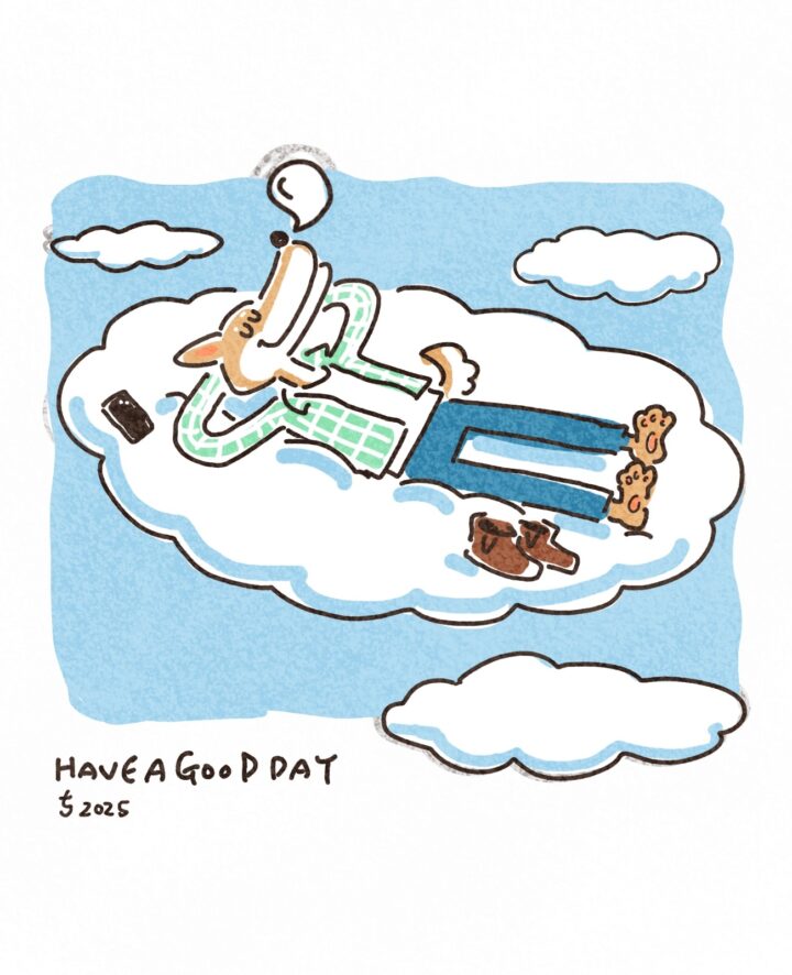 サンプルイラスト/一休み