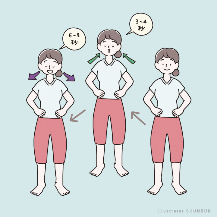 エクササイズのイラスト