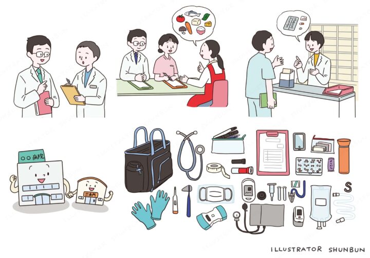 看護師さんのための教科書イラスト