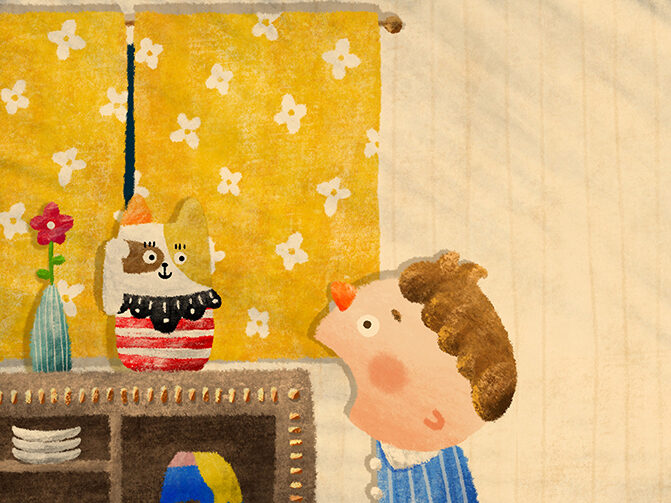 絵本「11時のまねきねこ」