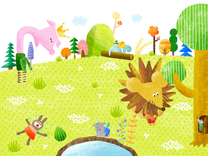 絵本「どうぶつたちのへんしんクリスマス」