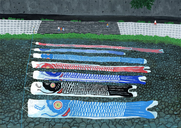 5月を想定して描いたイラスト