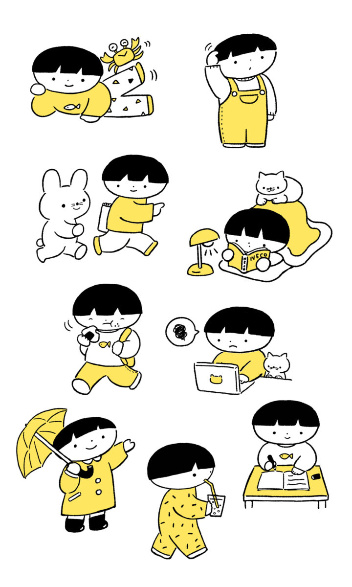 ぼうやのポーズ